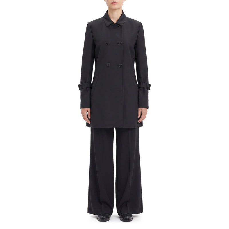 Courrèges Mantel aus Woll-Mix Damen