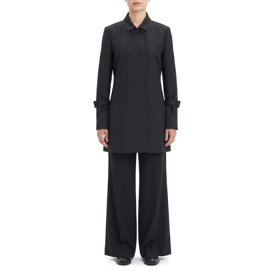 Courrèges Mantel aus Woll-Mix Damen
