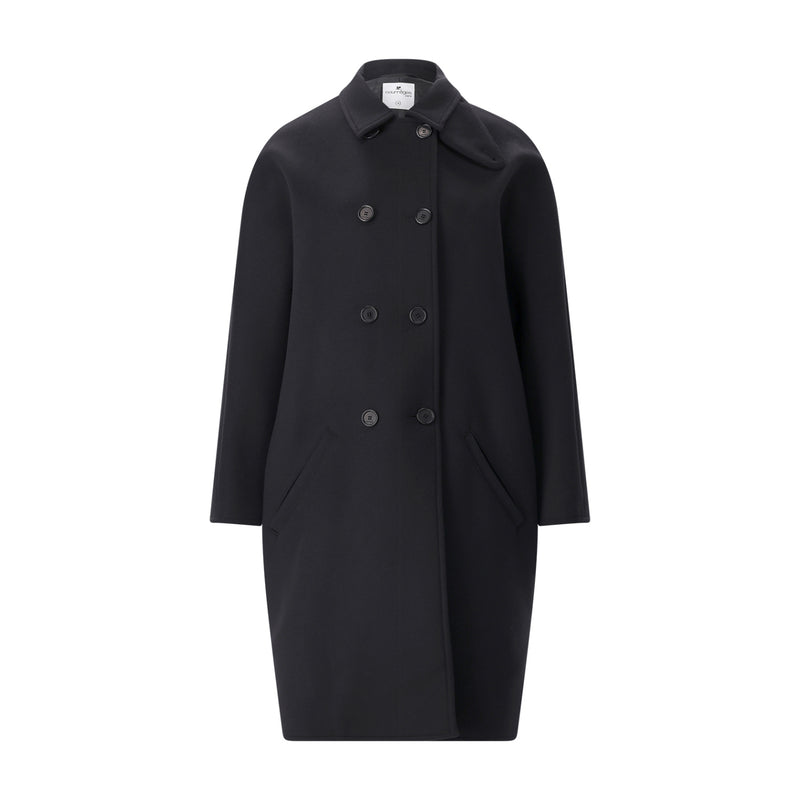 Courrèges Mantel aus Wolle & Seide Damen