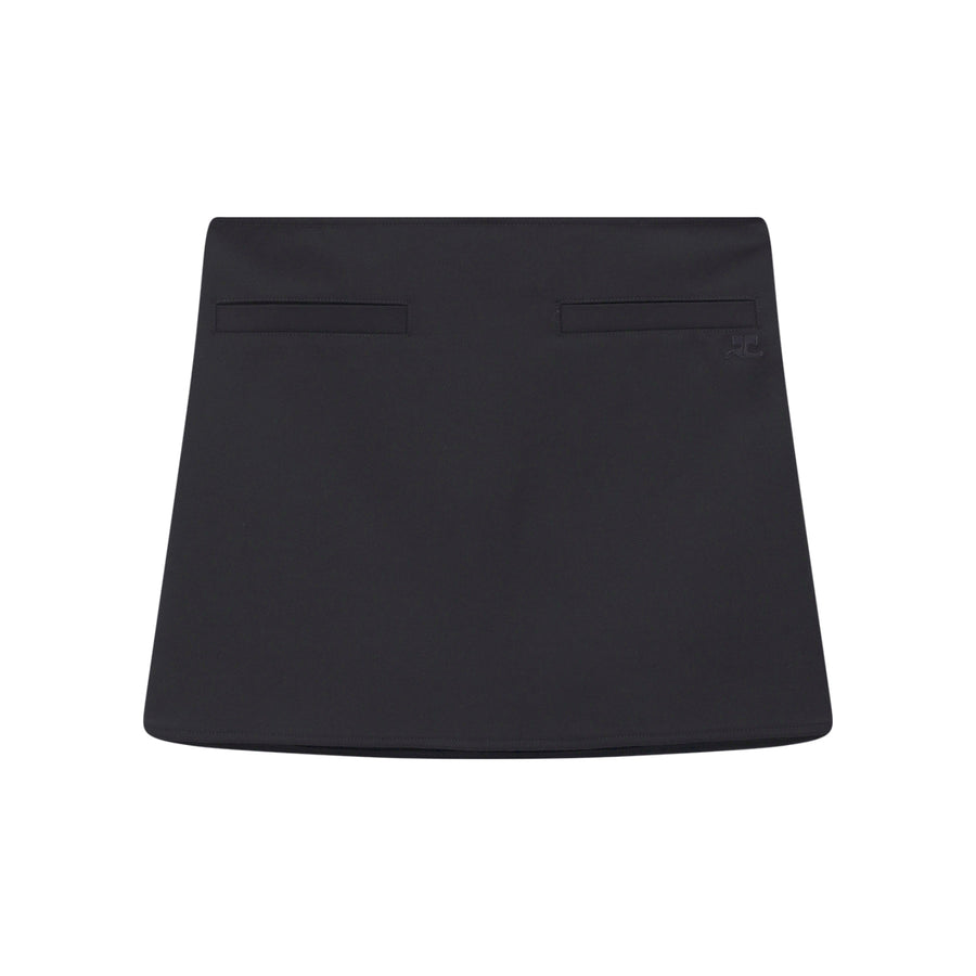 Courrèges Minirock aus Woll-Mix Damen