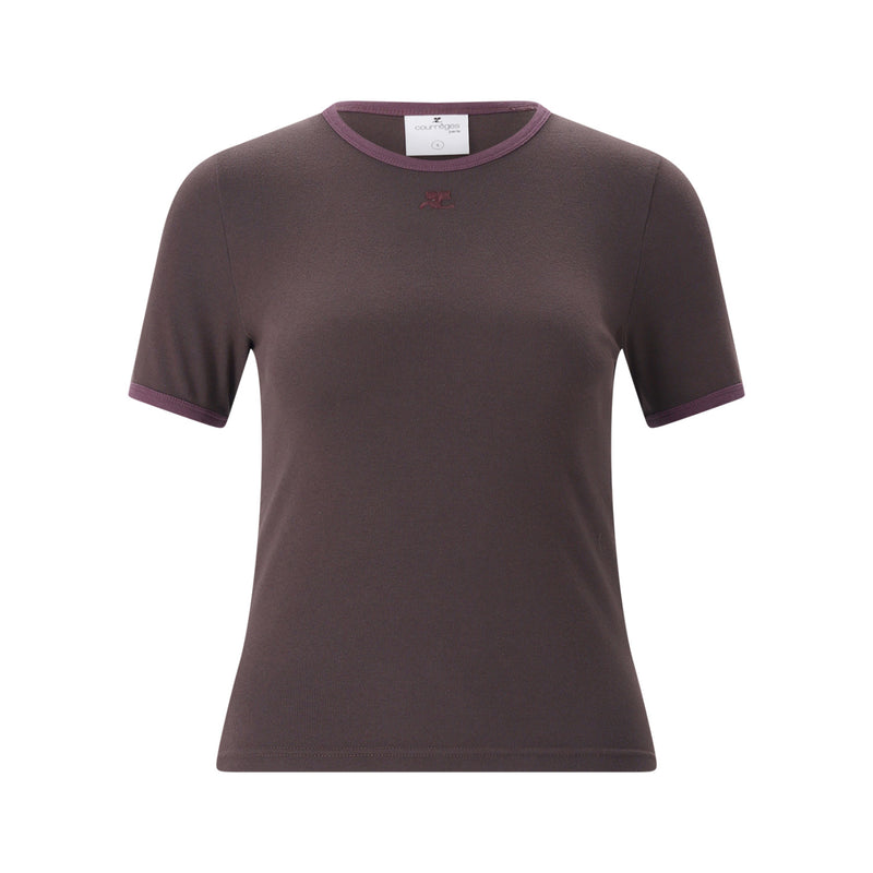 Courrèges T-Shirt mit Logo Damen