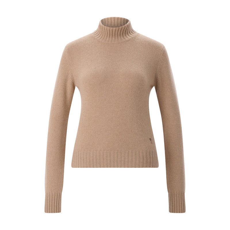 Pullover aus Kaschmir-Woll-Mix L / Hellbraun