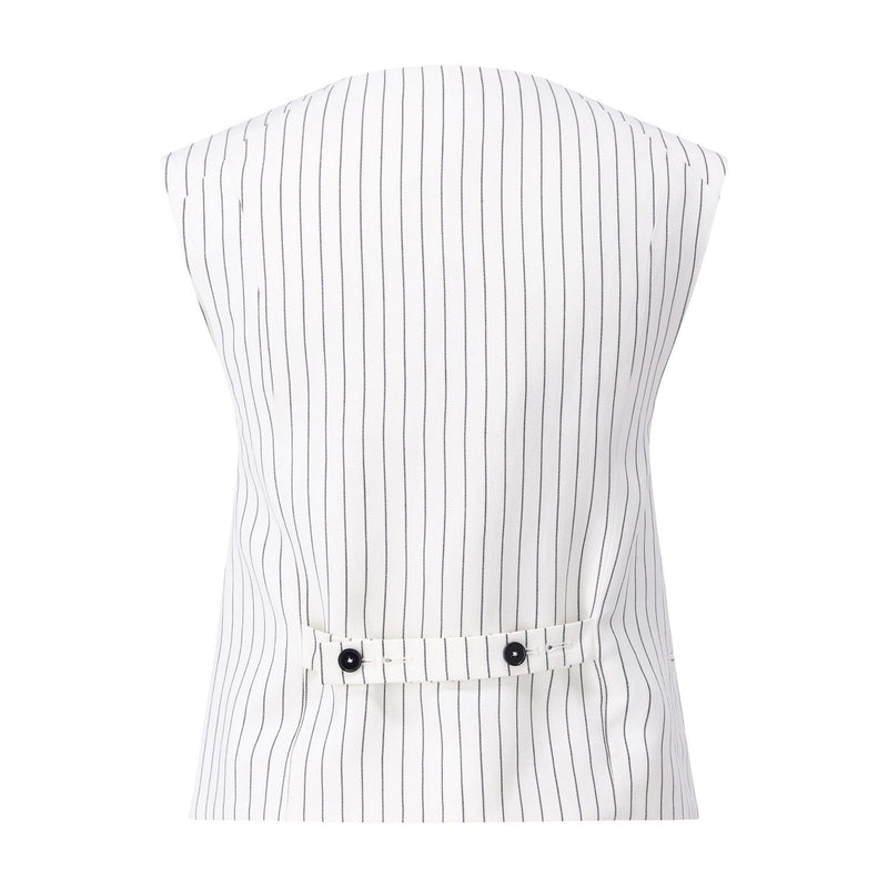 Loulou de Saison Weste Vanua mit Nadelstreifen Damen