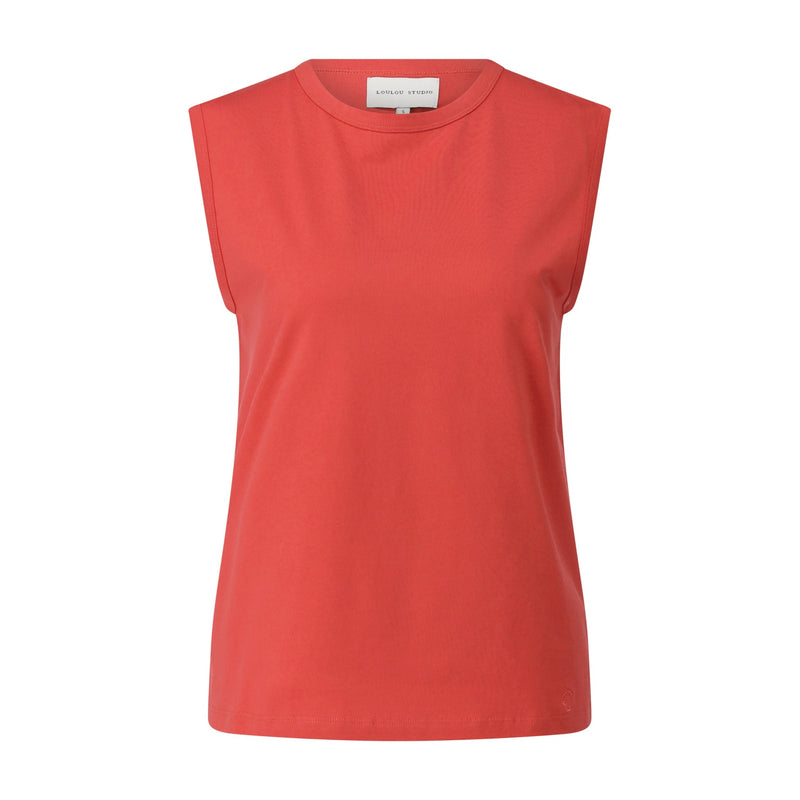 Loulou de Saison Open-Edge Top aus Pima-Baumwolle Damen