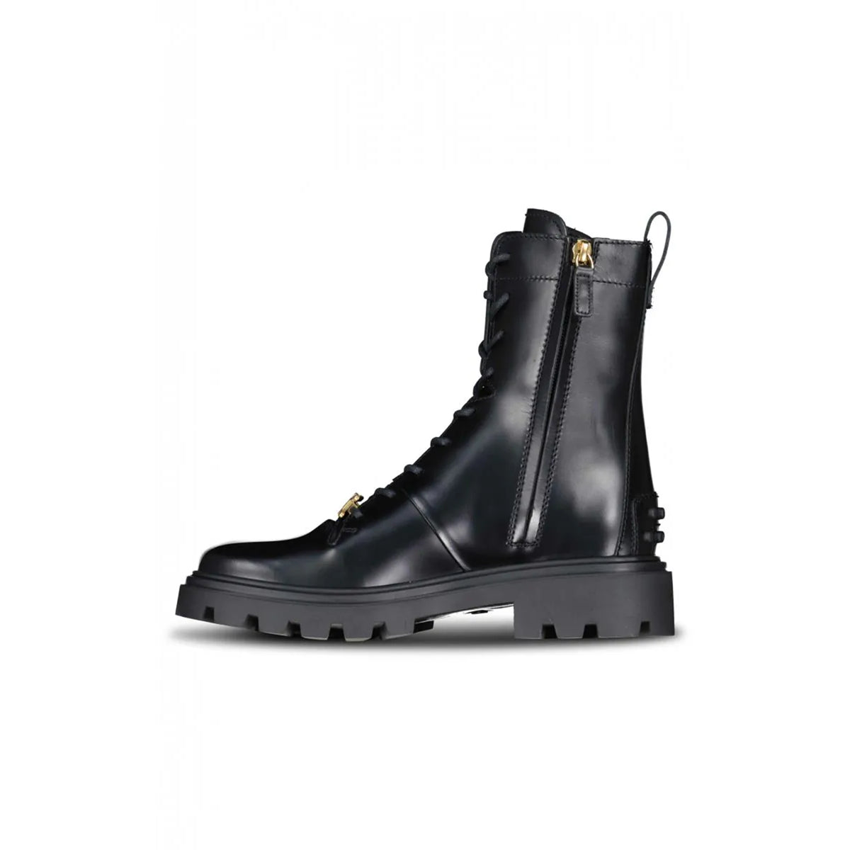 Geschnürte Boots mit Logo-Detail