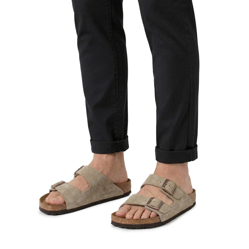 Birkenstock Sandale Arizona aus Veloursleder Herren