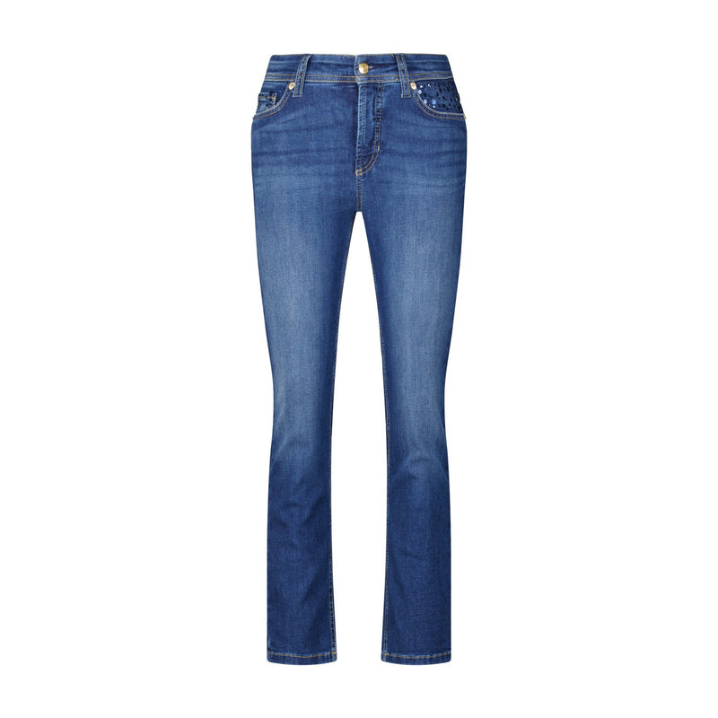 Cambio Cropped Straight-Leg Jeans Piper Damen