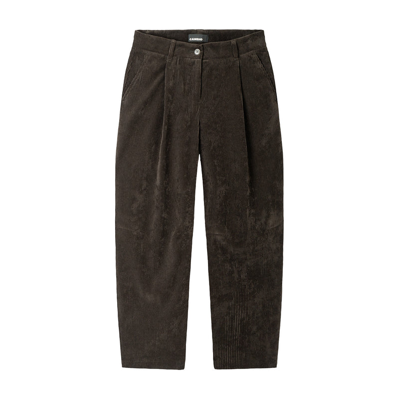 CAMBIO Barrel-Fit Cordhose Ortensia Damen