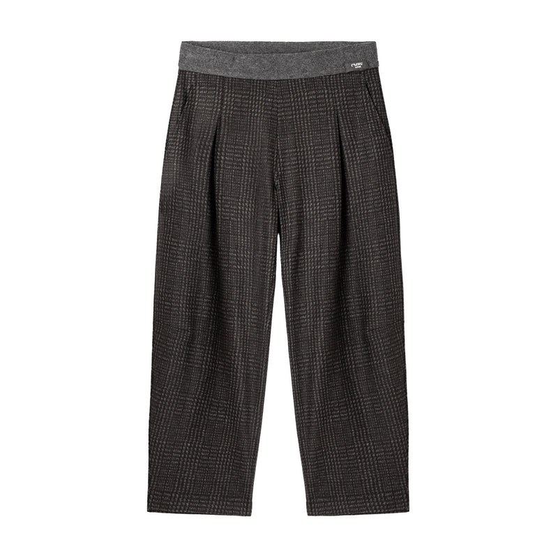 Hose Olive aus Woll-Mix