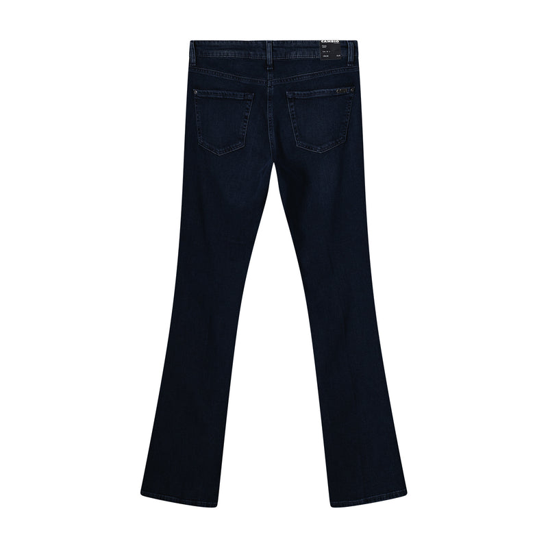 Flared Jeans aus Baumwolle 44/33 / Dunkelblau
