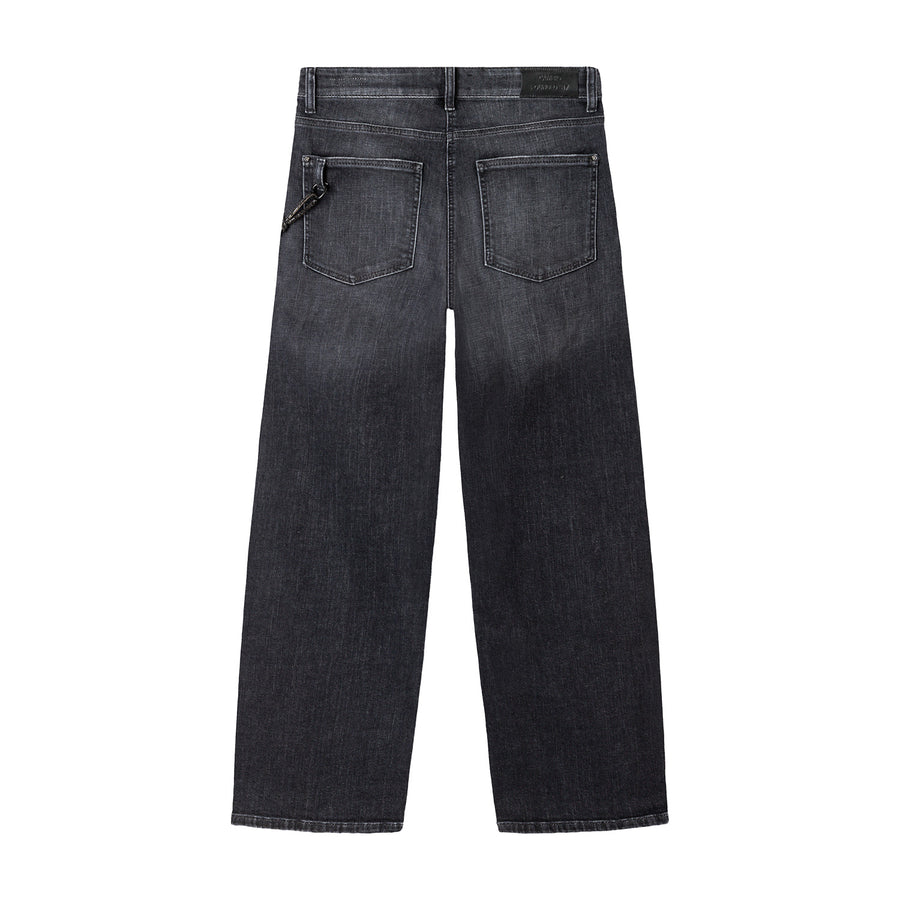 Baggy Jeans aus Baumwolle