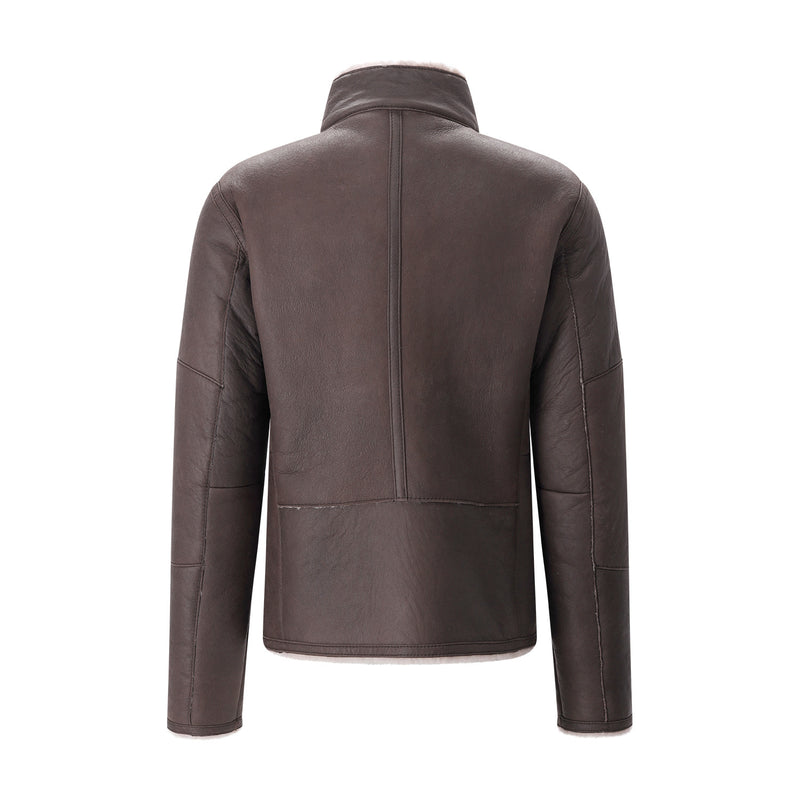 Lederjacke Damon 60 / Dunkelbraun