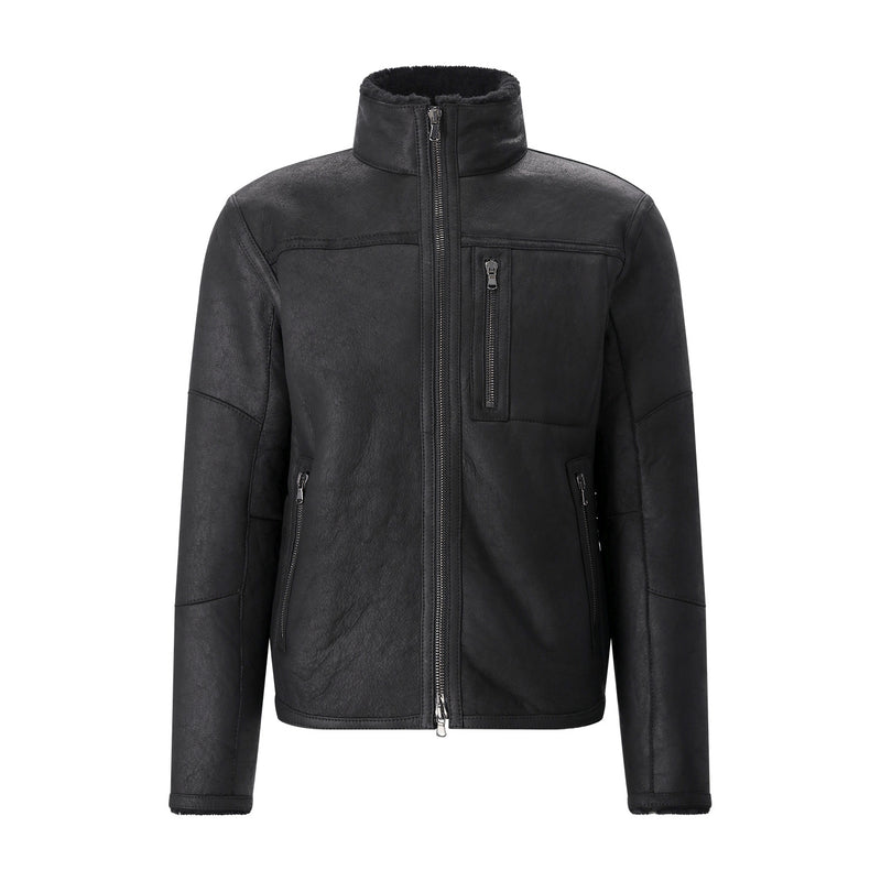 Lederjacke Damon 60 / Schwarz