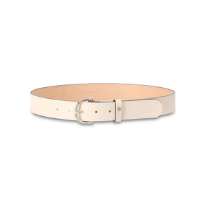 Gürtel Delia aus Leder 100 / Creme