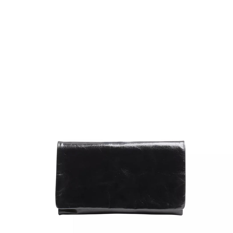 Clutch Athene aus Leder One Size / Schwarz