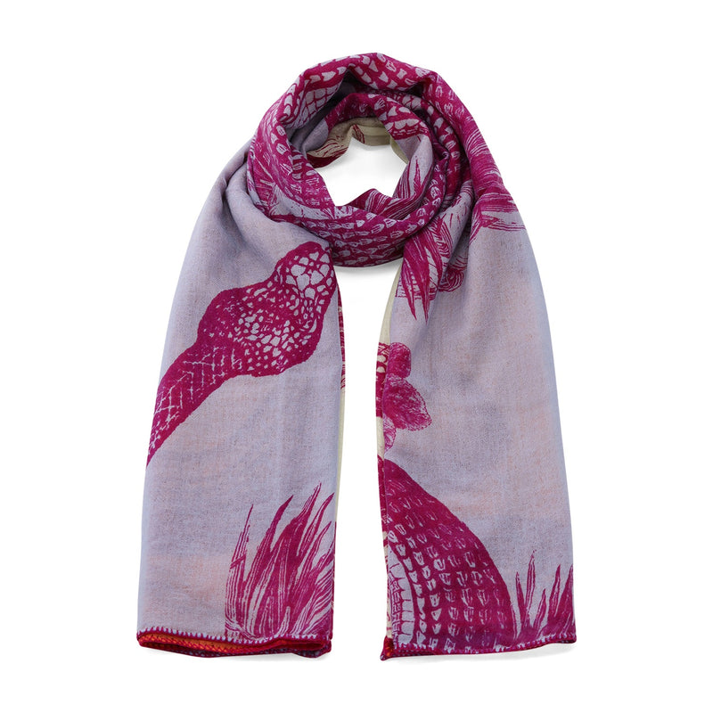Patch-Schal Garden Eden One Size / Lila