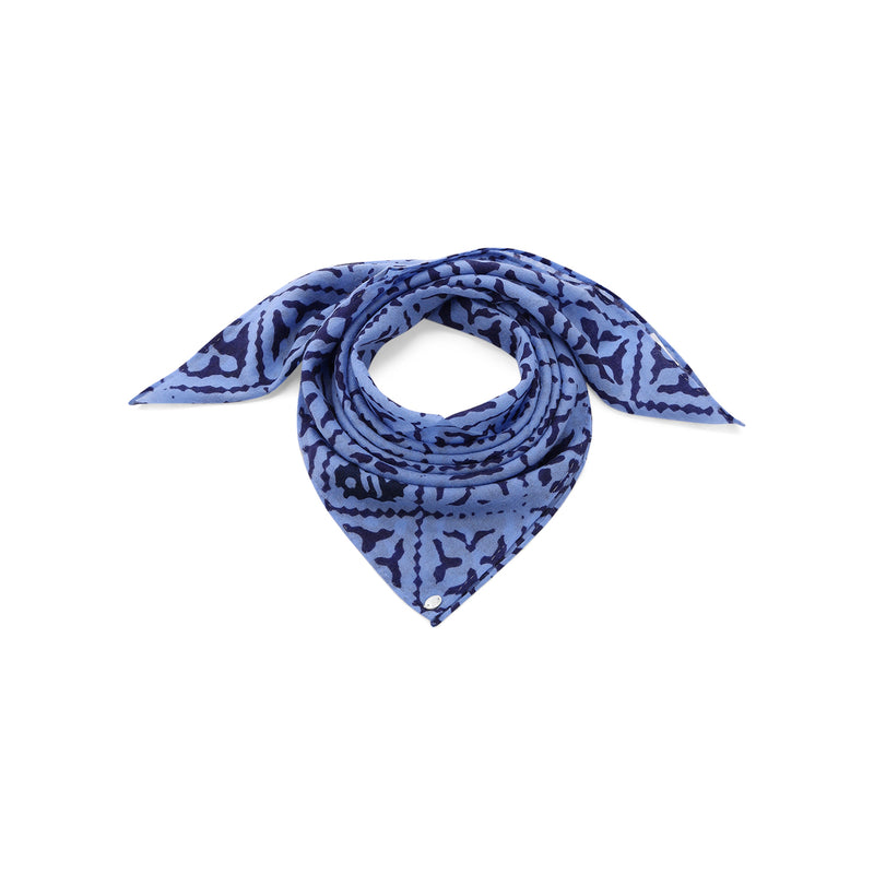 Tuch aus Kaschmir One Size / Blau