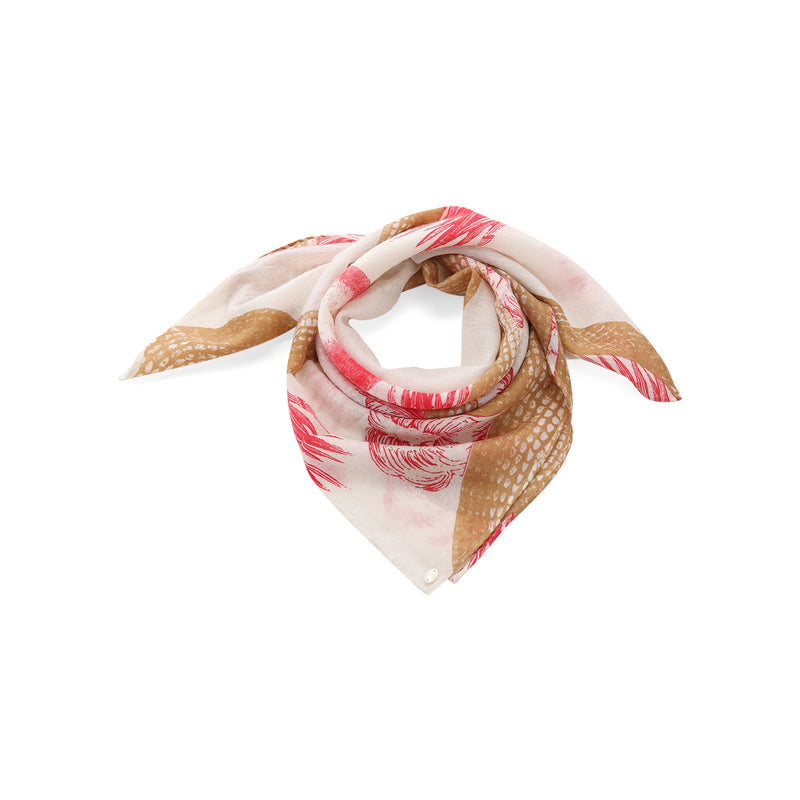 Tuch aus Kaschmir One Size / Creme