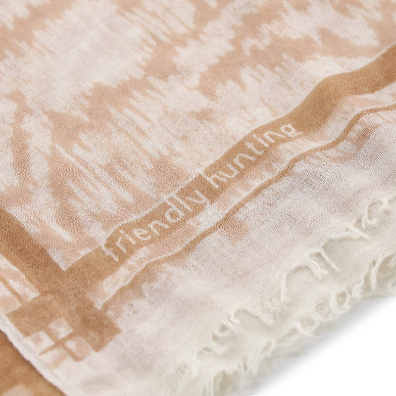 Schal aus Kaschmir . / Hellbraun