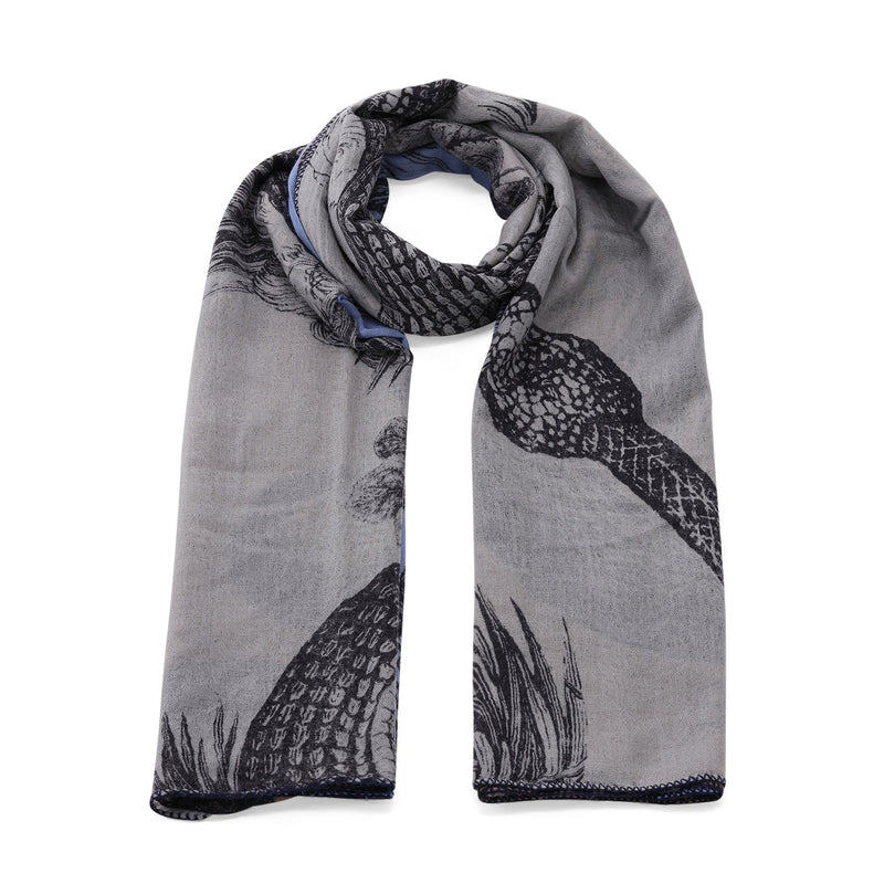 Patch-Schal Garden Eden One Size / Blau