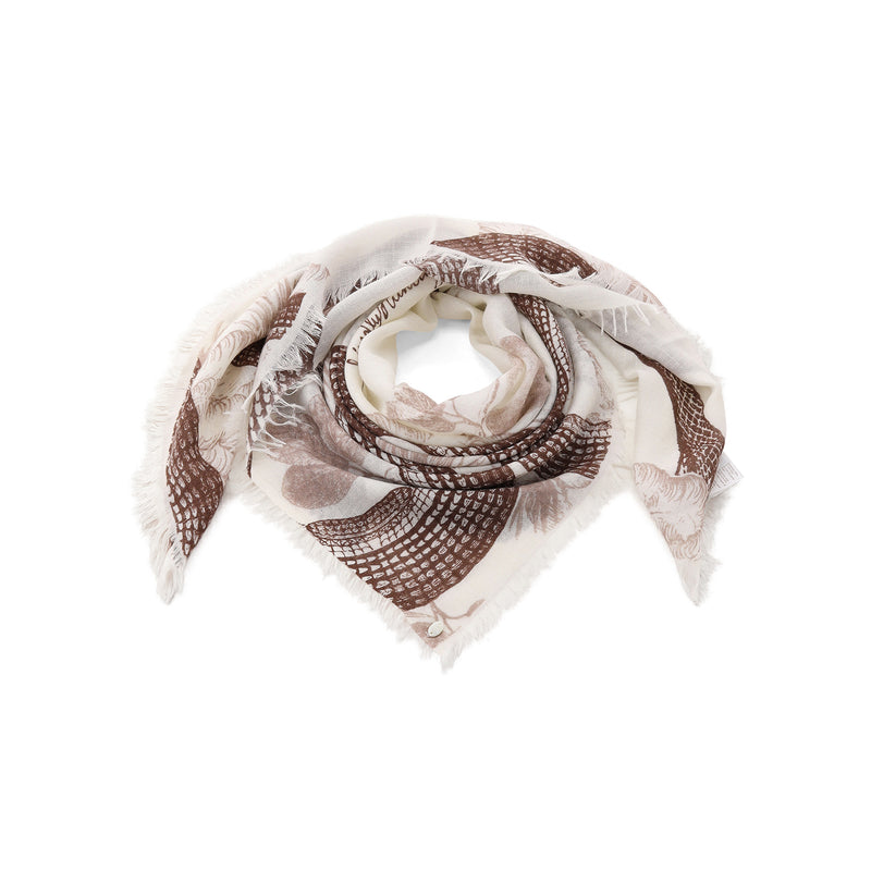 Tuch Garden Eden aus Kaschmir One Size / Beige