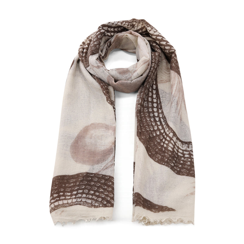 Schal Garden Eden aus Kaschmir One Size / Beige