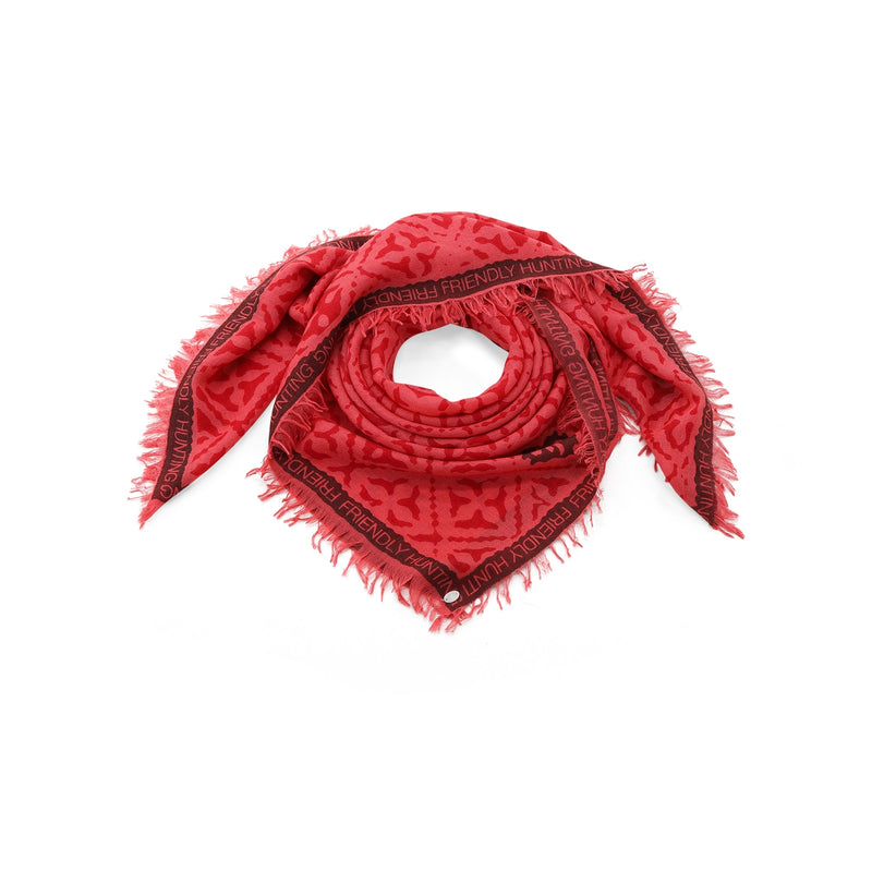 Tuch Eyes of Marakesh aus Kaschmir One Size / Rot