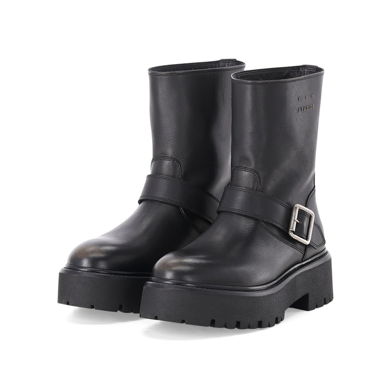 Copenhagen Studios Plateaustiefeletten CPH900 aus Leder Damen
