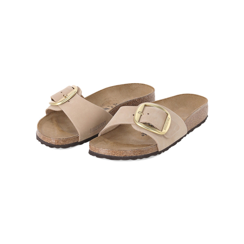 1024009 Madrid Big Buckle Natural leather Nubuck 42 / sandcastle