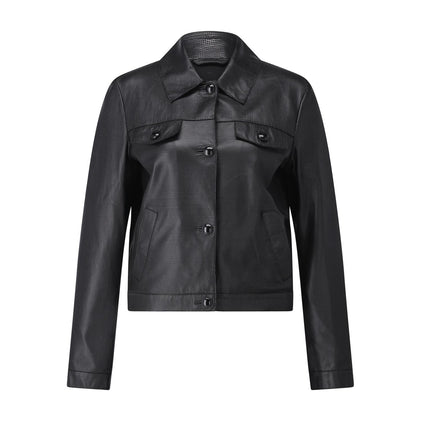 Lederjacke MSJoelle aus Lammnappa 44 / Schwarz