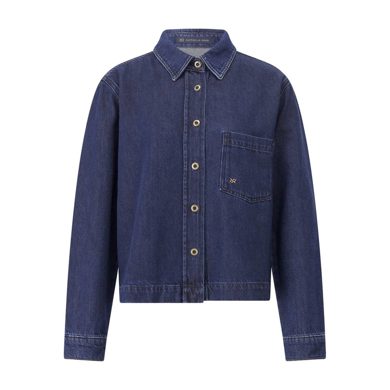 Raffaello Rossi Cropped Jeanshemd Damen