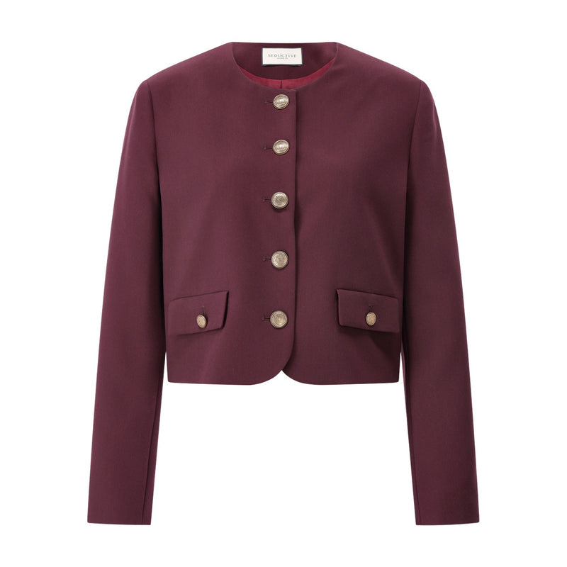 Seductive Blazer mit Zierknöpfen Damen