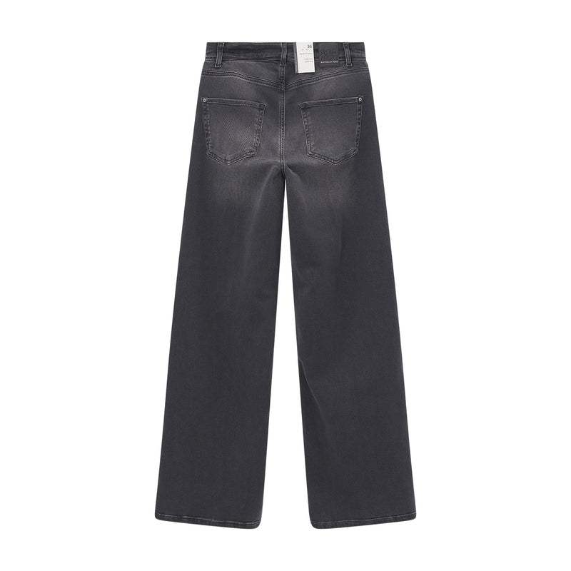 Raffaello Rossi Wide-Leg-Jeans aus Baumwoll-Mix Damen