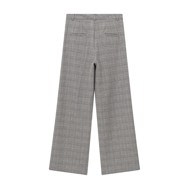 Karierte Stoffhose Shiloh 46 / Braun