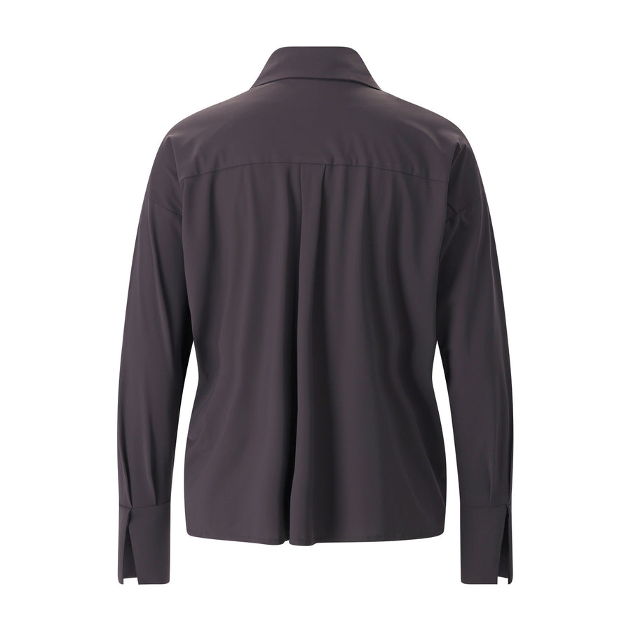 Hemdbluse Melory 44 / Dunkelbraun