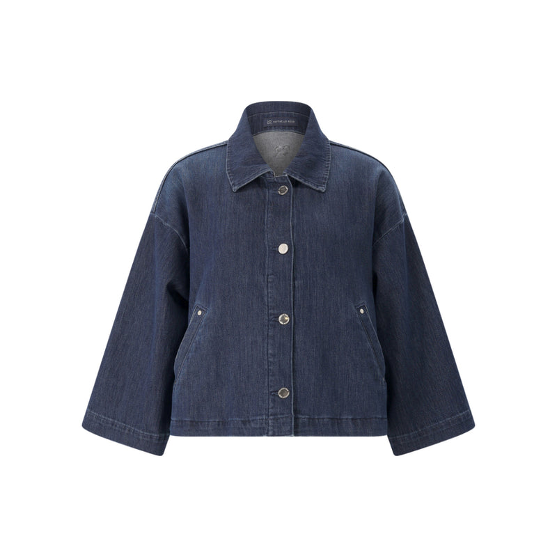 Jeansjacke aus Baumwoll-Mix 42 / Blau