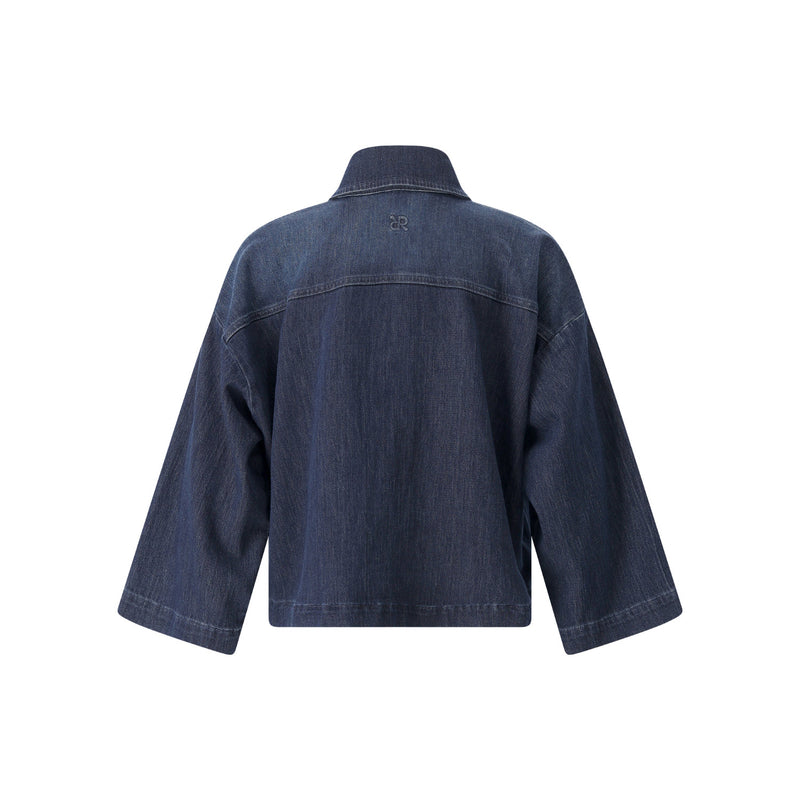Jeansjacke aus Baumwoll-Mix 42 / Blau