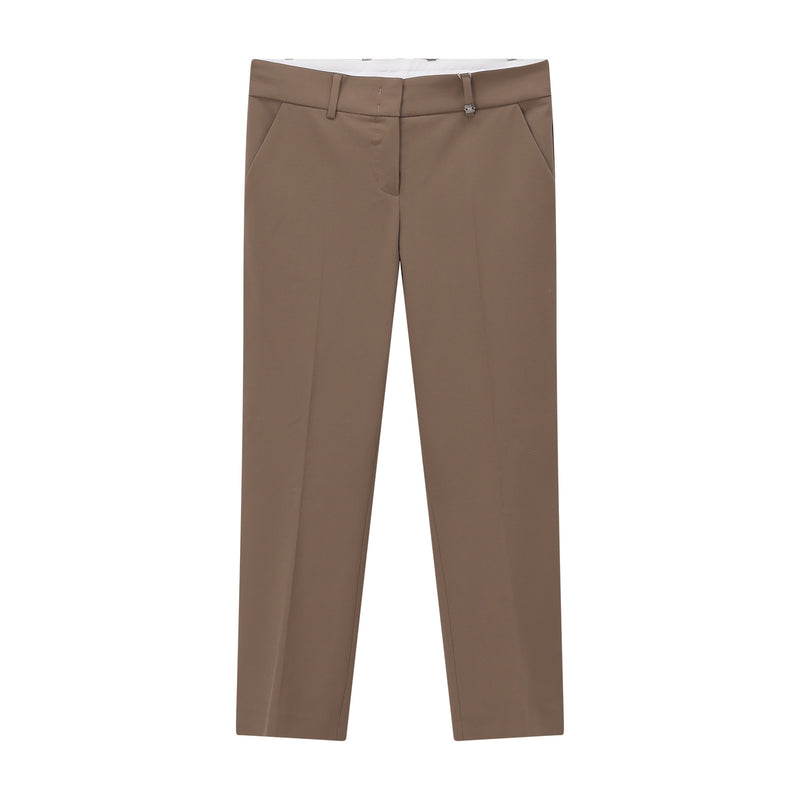 Straight-Fit Hose aus Viskose-Mix 44 / Grün