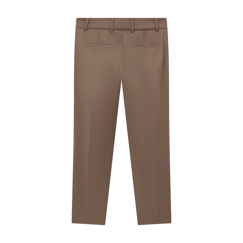 Straight-Fit Hose aus Viskose-Mix 44 / Grün