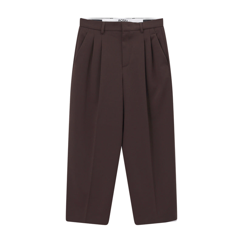 Relaxed-Fit Stoffhose L / Dunkelbraun