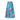 Maxirock mit Blumenprint 44 / Blau