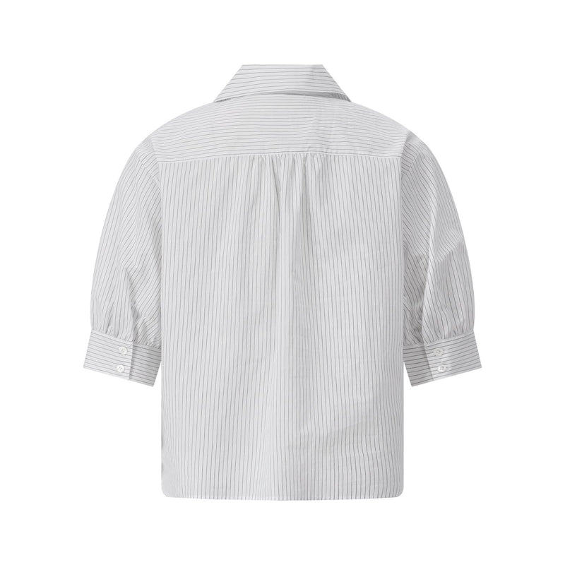 Luisa Cerano Gestreifte Kurzarmbluse Damen