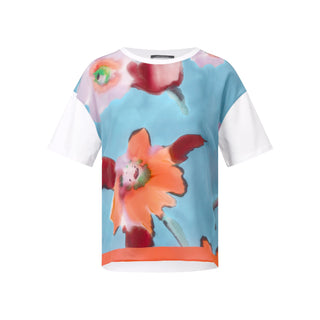 T-Shirt mit Blumenprint 44 / Multicolor