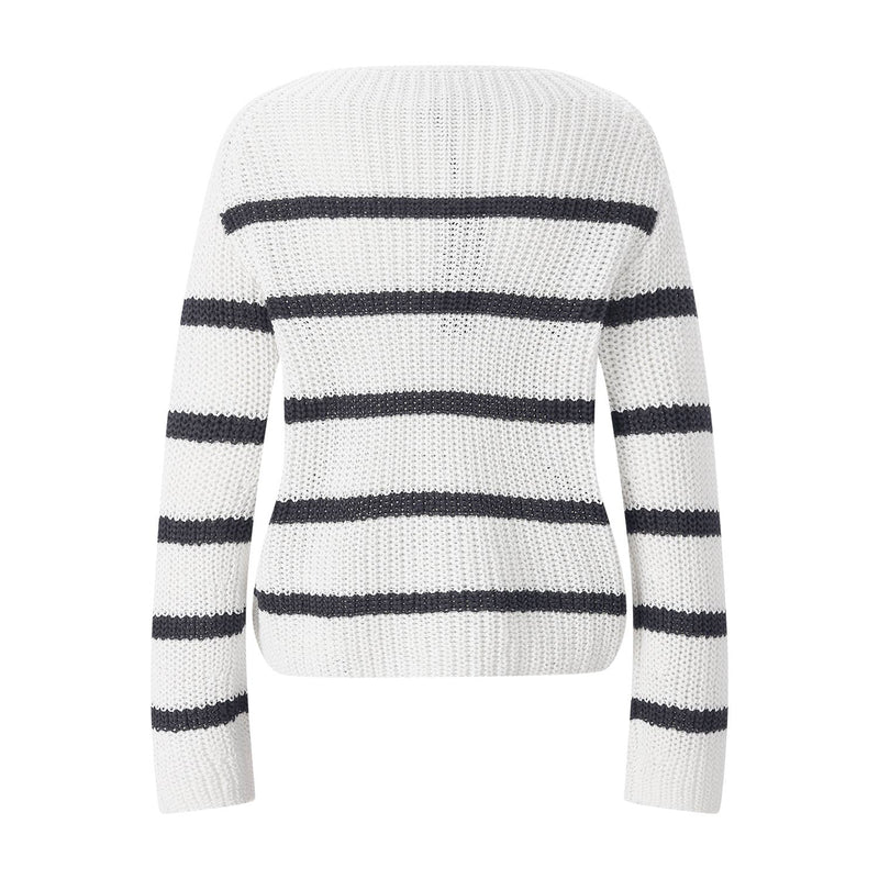 Luisa Cerano Gestreifter Strickpullover Damen