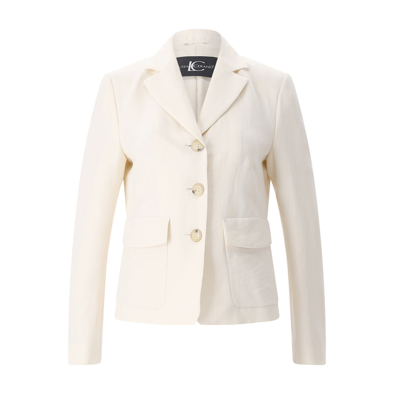 Luisa Cerano Blazer aus Leinenmix Damen