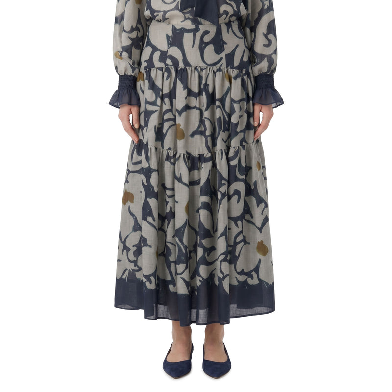 Luisa Cerano Maxirock mit Print Damen