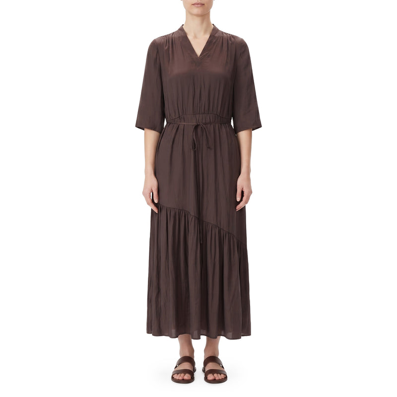 Luisa Cerano Midikleid aus Satin Damen