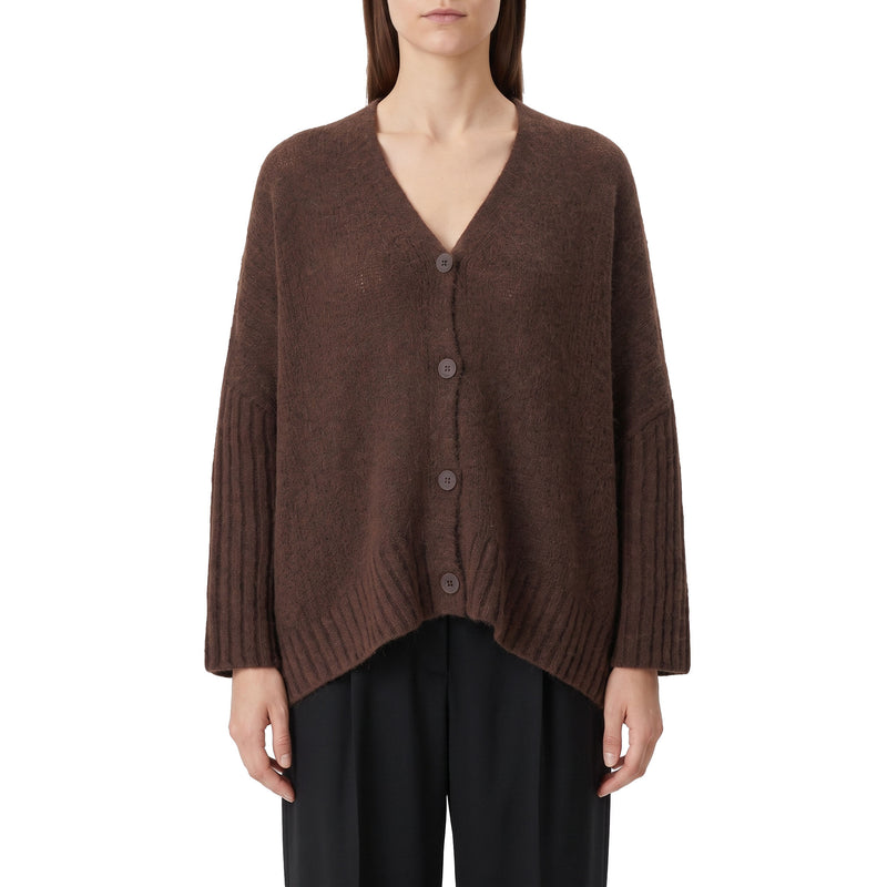 Strickjacke aus Alpaka & Wolle
