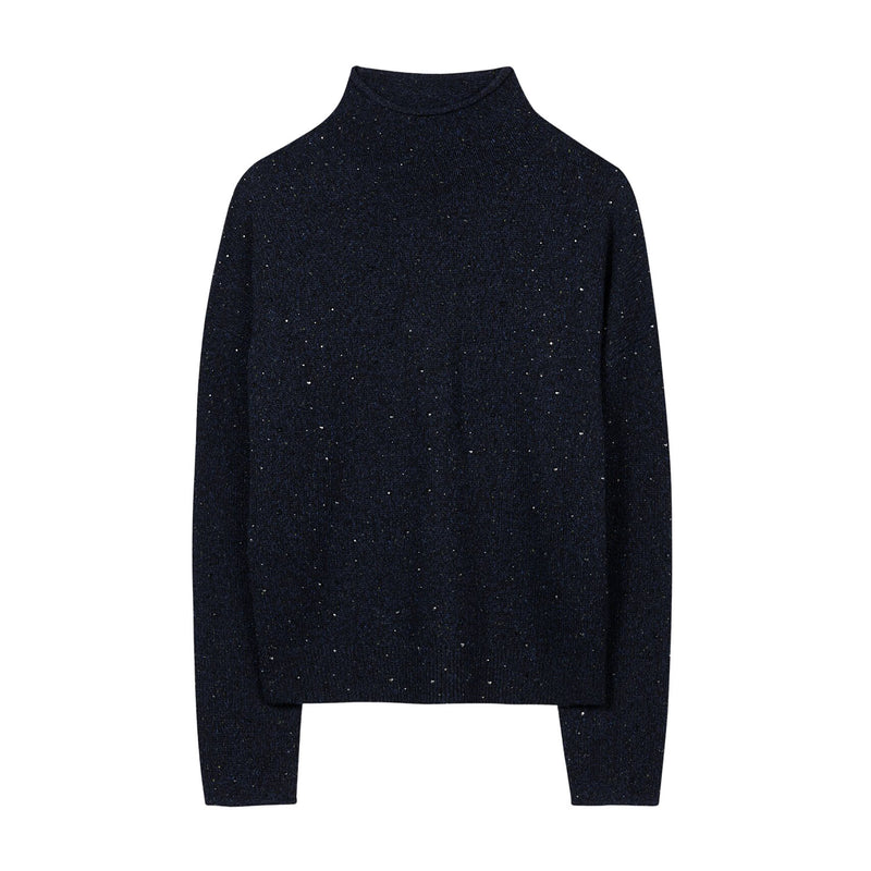 Pullover aus Woll-Seide-Mix