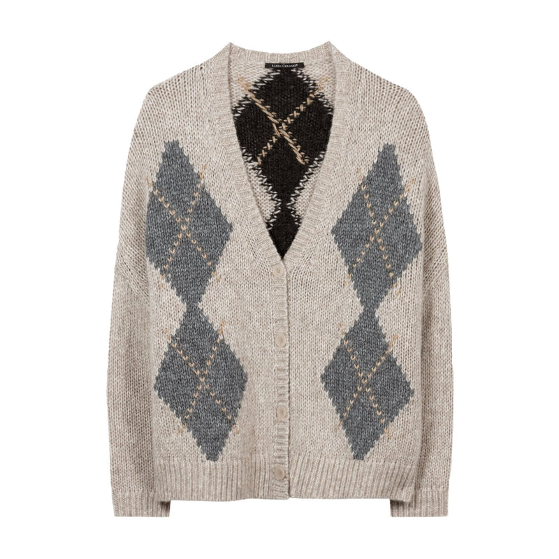 Strickjacke aus Alpaka-Woll-Mix